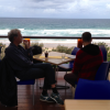 Open Thread John Abbot thinking at the Sunshine Beach Surf Club.
