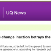 Scientists Warn What? UQ Media