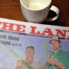 Newspapers as the guardians of hot history Last week's The Land